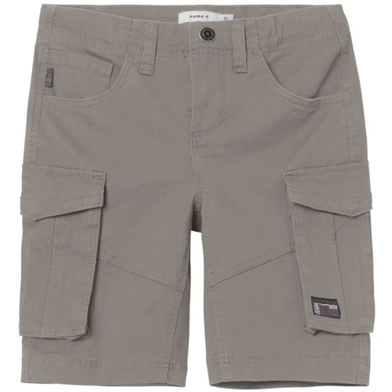 Twill Women Shorts with a Smooth Texture and DurabilityName it Elephant Skin Ryan Twill Shorts Noos