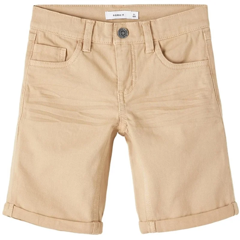 Elastic Waist Women Shorts for Easy Wear and ComfortName it Incense Silas Isak Twill Shorts