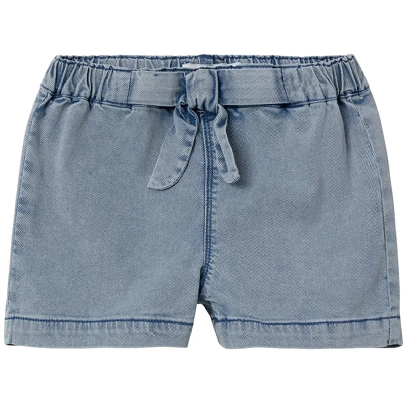 Leather Look Women Shorts for an Edgy and Chic StyleName it Light Blue Denim Bella Baggy Denim Shorts