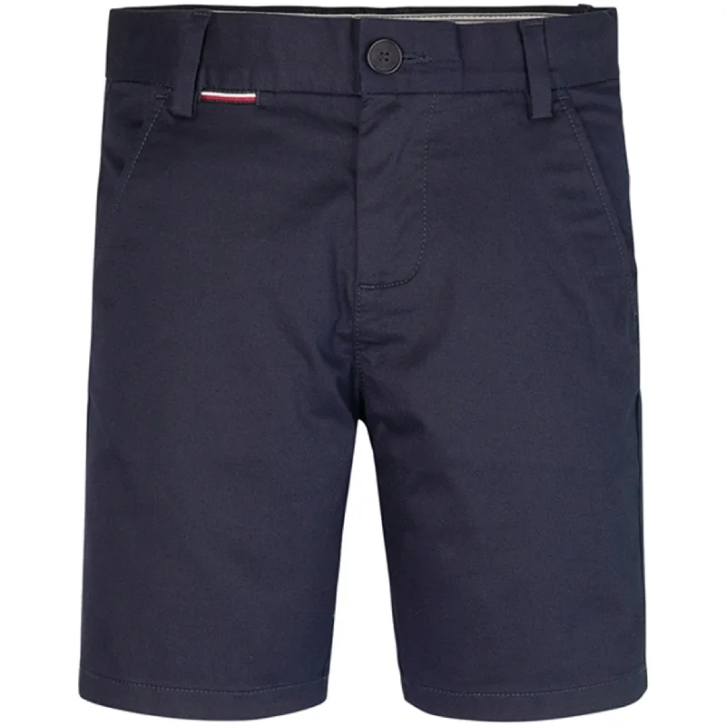 Belted Women Shorts to Enhance the WaistlineTommy Hilfiger 1985 Chino Shorts Desert Sky