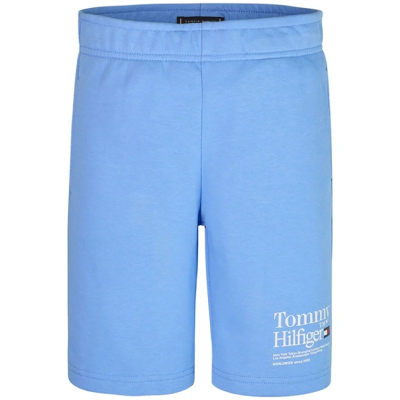 Linen Women Shorts for Breathable Comfort in Hot WeatherTommy Hilfiger Timeless Tommy Sweat Shorts Skysail