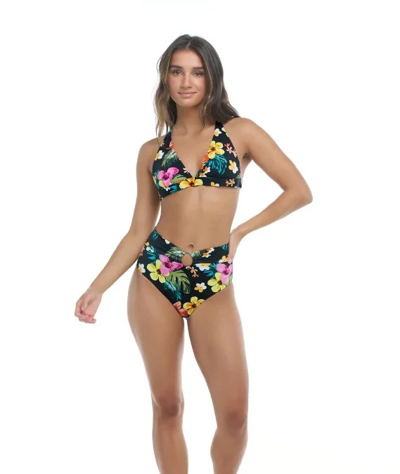 High - waisted bikini for a retro and tummy - flattering lookBODY GLOVE TROPICAL ISLAND FREYA TOP